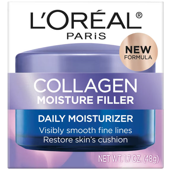 L’Oréal Collagen Moisture Filler Daily Moisturizer 1.7 oz Single Pack New