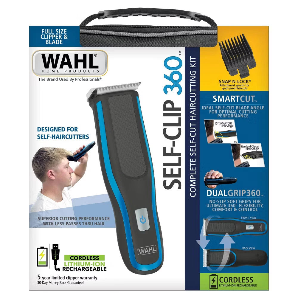 Wahl Self-Clip 360 Cordless Electric Hair Clipper Set for At Home DIY