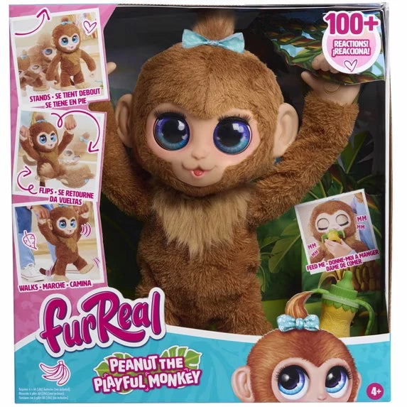 furReal Peanut the Playful Monkey Interactive Toy: FurReal Friends N-A1R5S1R5S4