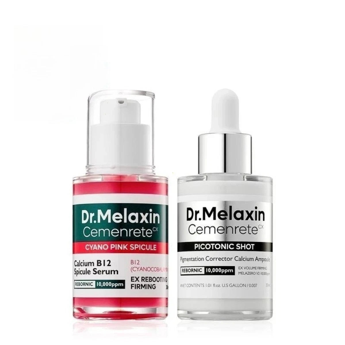 Dr. Melaxin Lumi Firm & Lift Duo–Cyano Pink Spicule & Picotonic for Skin Repair