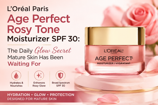 L'Oréal Paris Age Perfect Rosy Tone Moisturizer SPF 30 Review: The Daily Glow Secret for Mature Skin