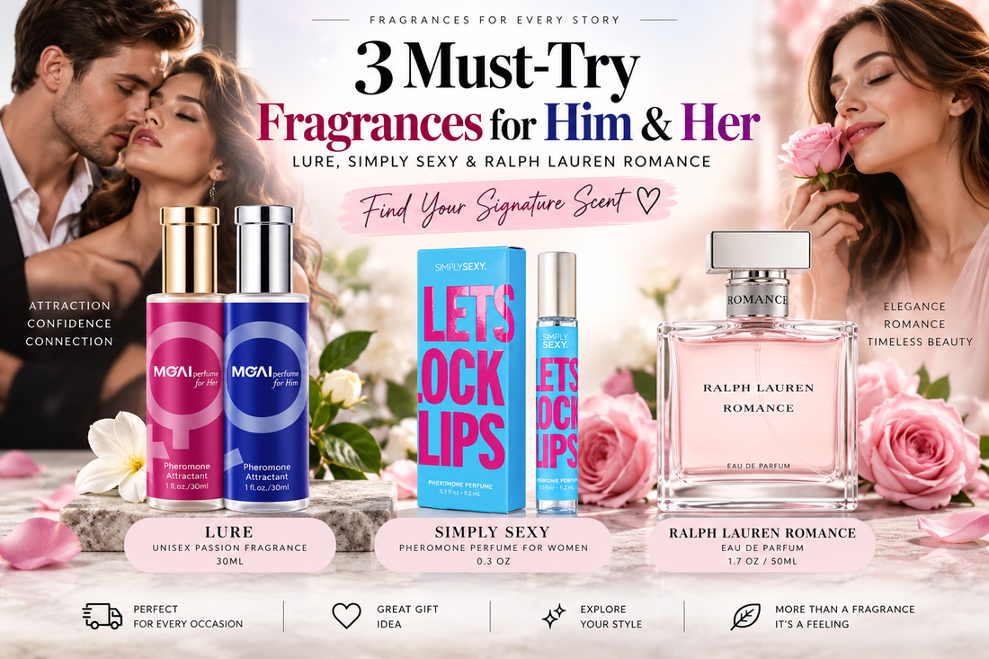 3 Must-Try Fragrances for Him & Her: Lure, Simply Sexy & Ralph Lauren Romance