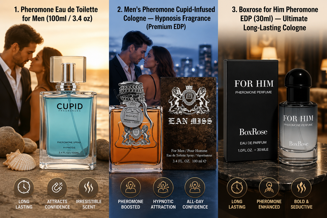 Find Your Signature Scent: 3 Pheromone Fragrances for Men Made for Memorable Moments