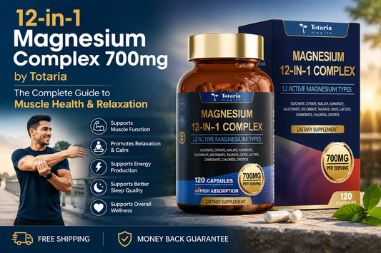 12-in-1 Magnesium Complex 700mg | Totaria Magnesium Supplement