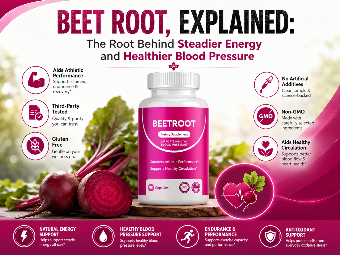 Beet Root Explained: Energy & Blood Pressure Support