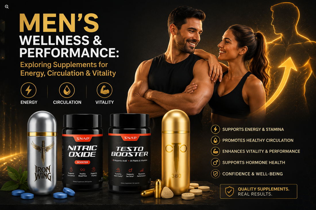 Men’s Wellness & Performance: Exploring Supplements for Energy, Circulation & Vitality