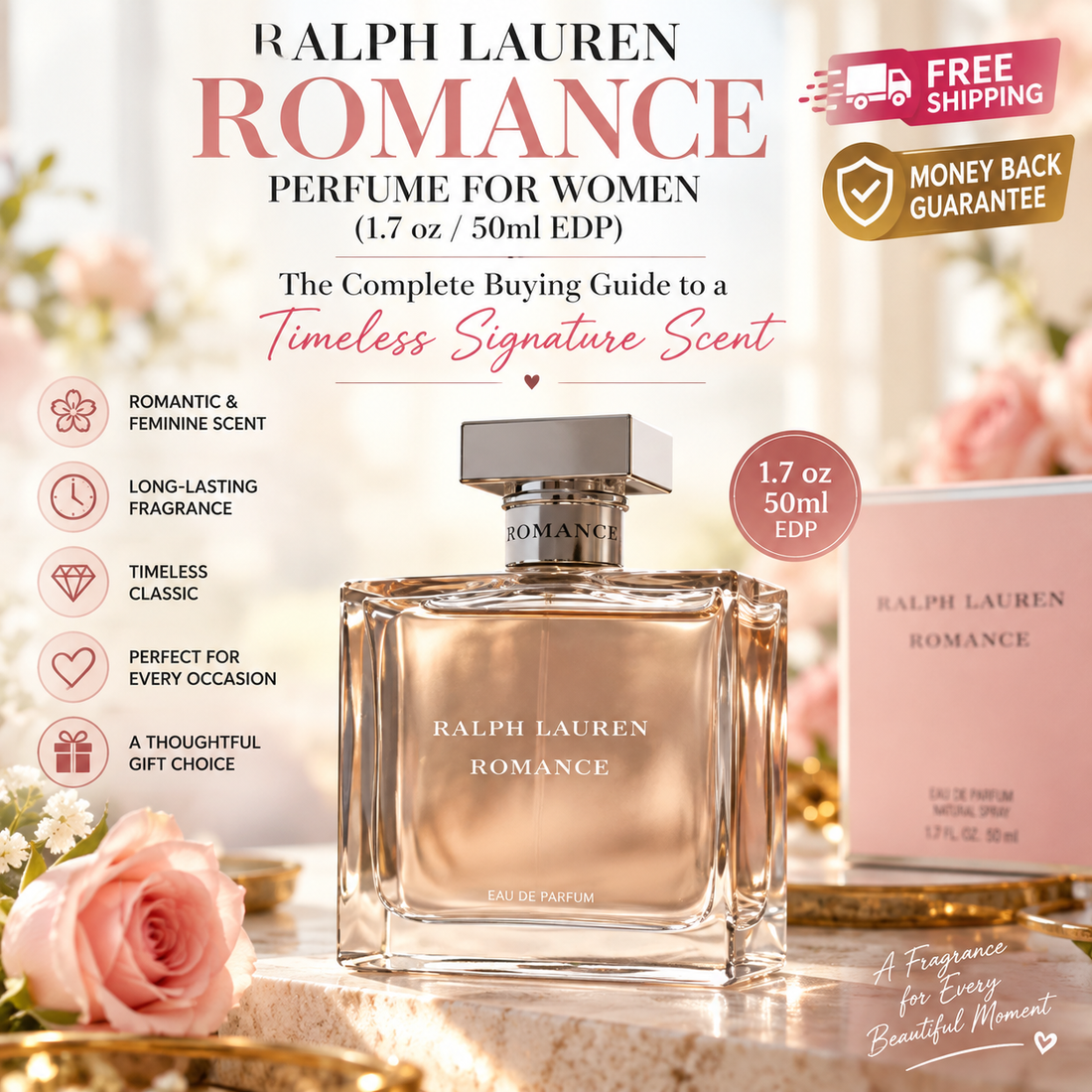 Ralph Lauren Romance EDP 1.7 oz: Women’s Fragrance Guide