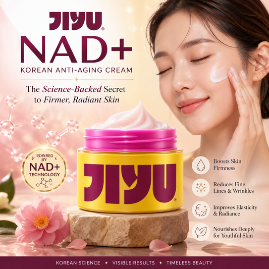 JIYU NAD+ Korean Anti-Aging Cream | Firmer, Radiant Skin