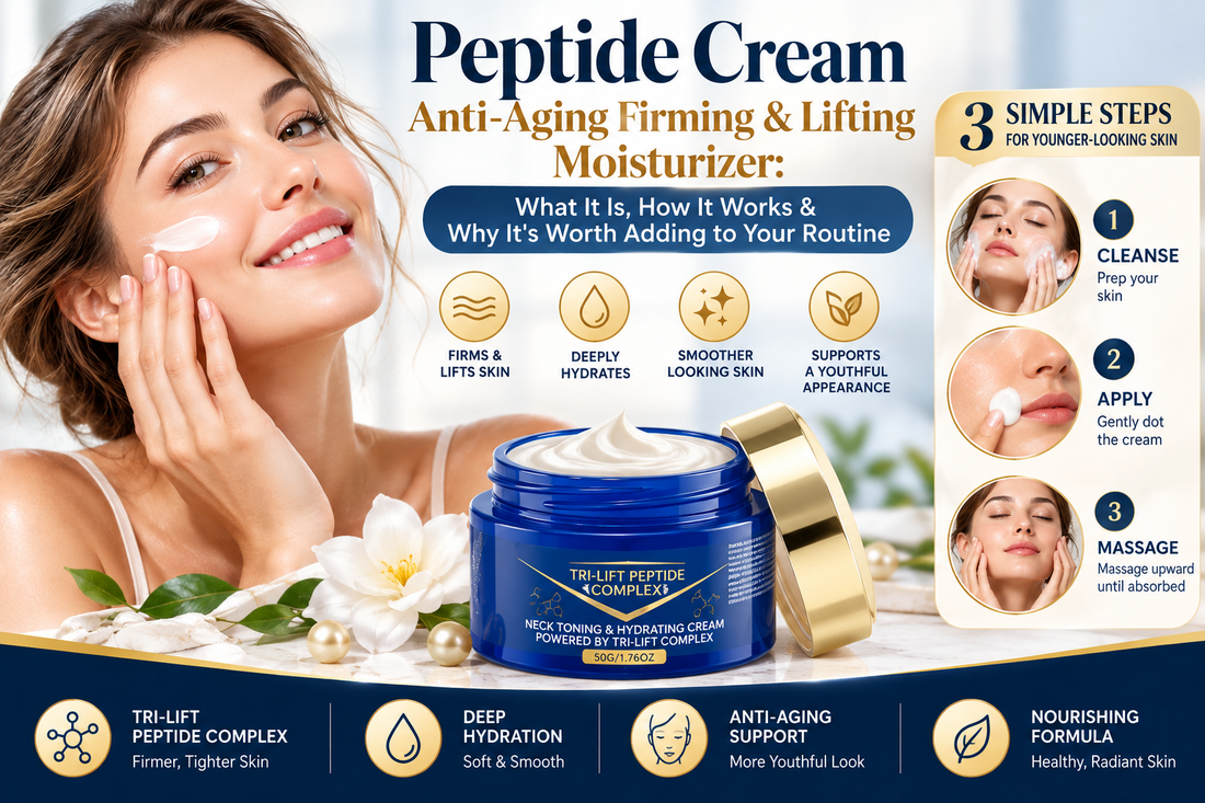 Peptide Cream Anti-Aging Moisturizer | Firming & Lifting Skincare