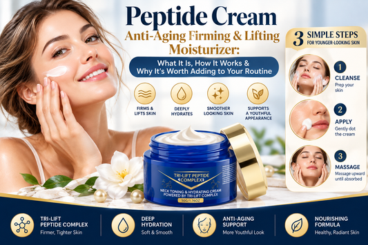 Peptide Cream Anti-Aging Moisturizer | Firming & Lifting Skincare