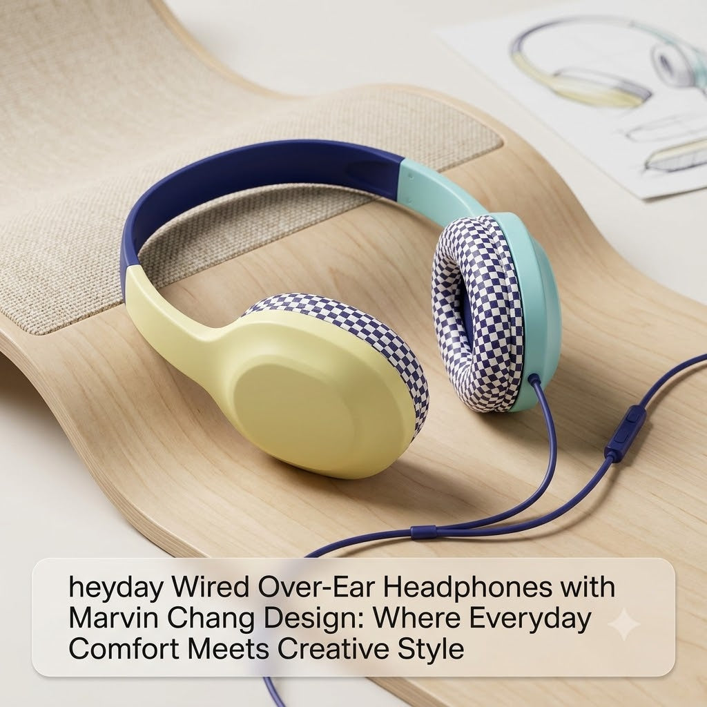 heyday Wired Over-Ear Headphones with Marvin Chang Design Review