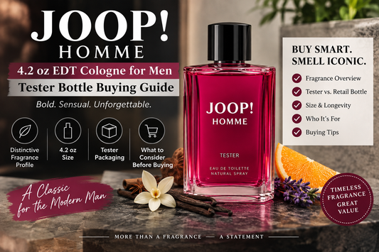 Joop! Homme 4.2 oz EDT Cologne for Men – Tester Buying Guide