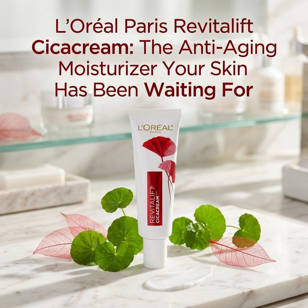 L'Oréal Paris Revitalift Cicacream Review: Is This the Anti-Aging Moisturizer Your Skin Needs?