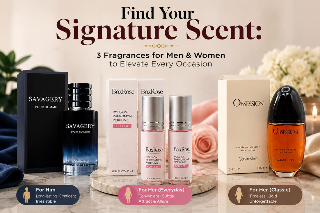 Find Your Signature Scent: 3 Fragrances for Men & Women to Elevate Every Occasion