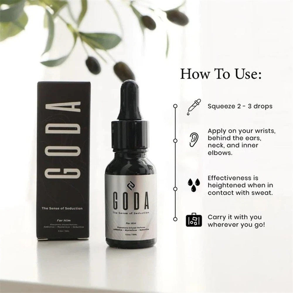 GODA For Him Pheromone Perfume For Man Long-Lasting | Confidence&Presence | 15ml