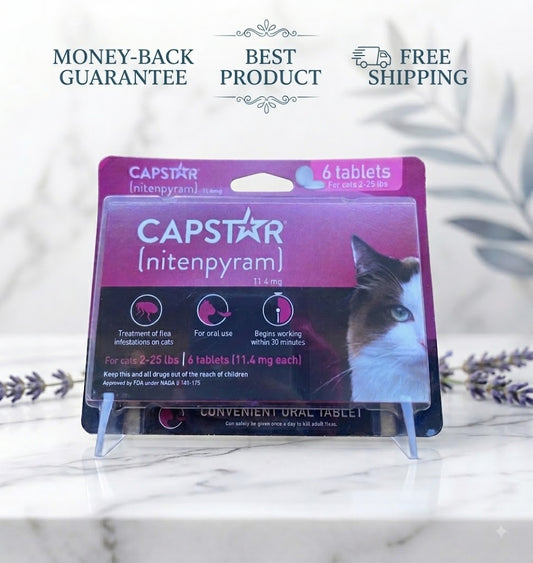 Capstar 6 Tablets For Cats 2-25 LBS