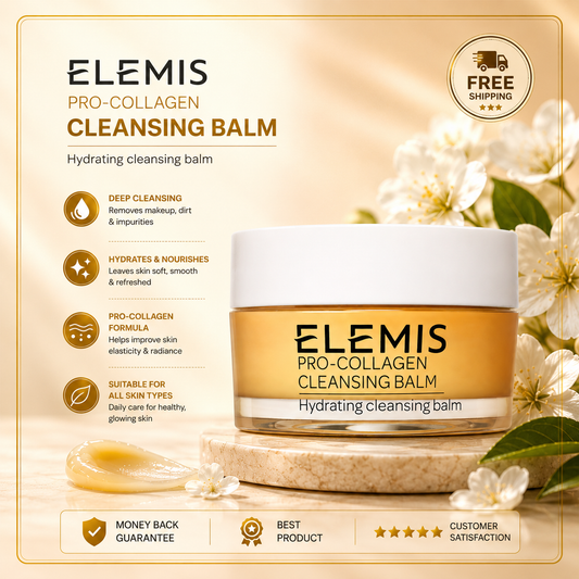 ELEMIS Pro-Collagen Cleansing Balm Travel Size – 3-in-1 Makeup Remover & Facial Cleanser
