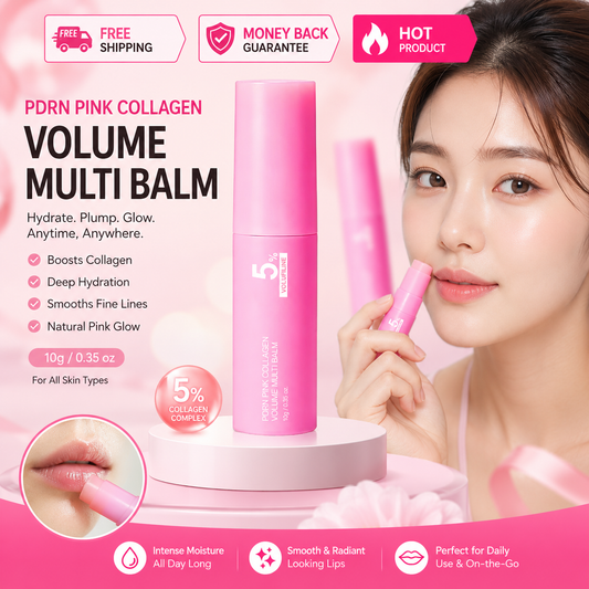 MEDICUBE PDRN Pink Collagen Volume Multi Balm Stick for Hydration, Firmness & Glow – 10g