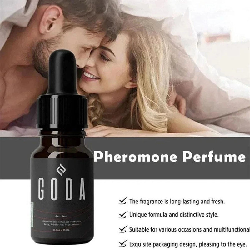 GODA For Her Pheromone Perfume For Women Long-Lasting with Jasmine&Rose 15ml