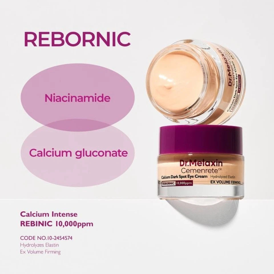 Calcium Dark Spot Cover Eye Cream for smoother brighter youthful-looking under-eye skin