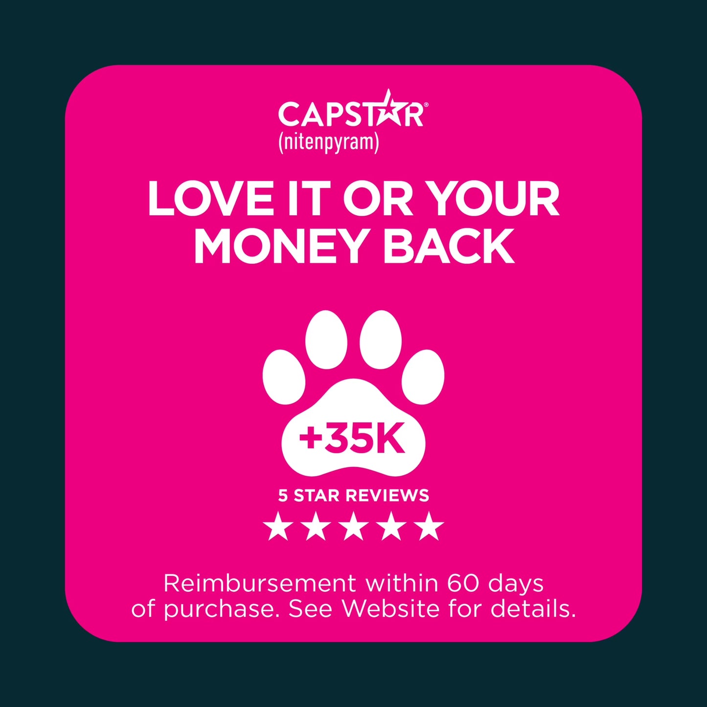 Capstar 6 Tablets For Cats 2-25 LBS