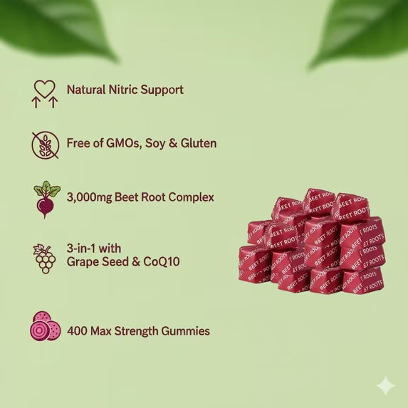Cures For Life Beet Root Chewables, Berry Flavor, 60 Count
