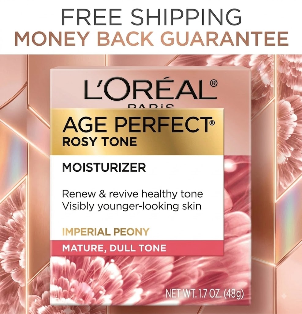 L’Oréal Paris AGE PERFECT ROSY TONE MOISTURIZER 30 SPF 1.7 oz. EXP 7/26 NEW