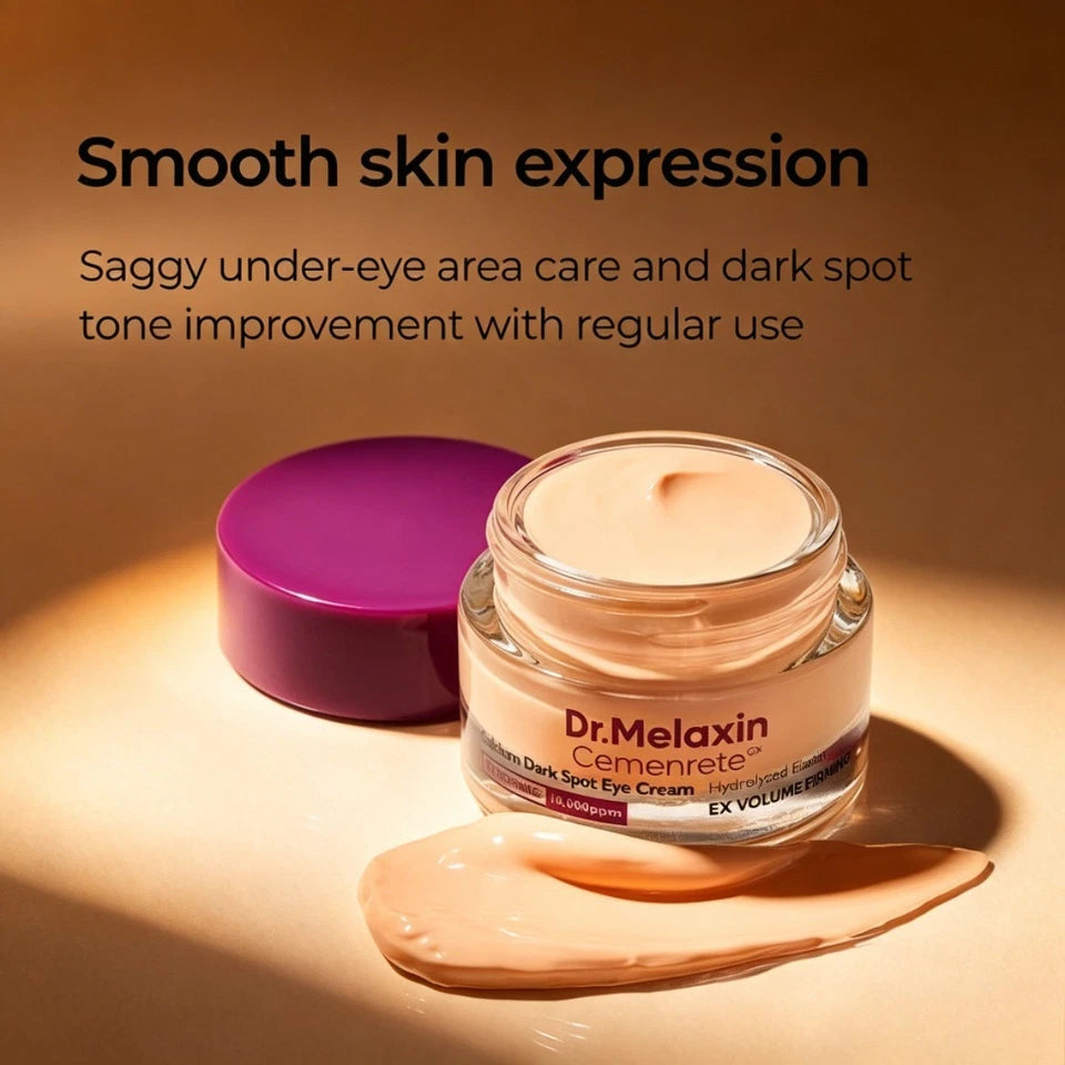 Dr.Melaxin Cemenrete eye cream with Hydrolyzed Elastin for dark spots and hydration