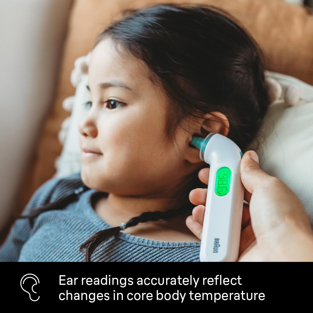 Braun ThermoScan 4+ Connect Ear Battery Health Thermometer