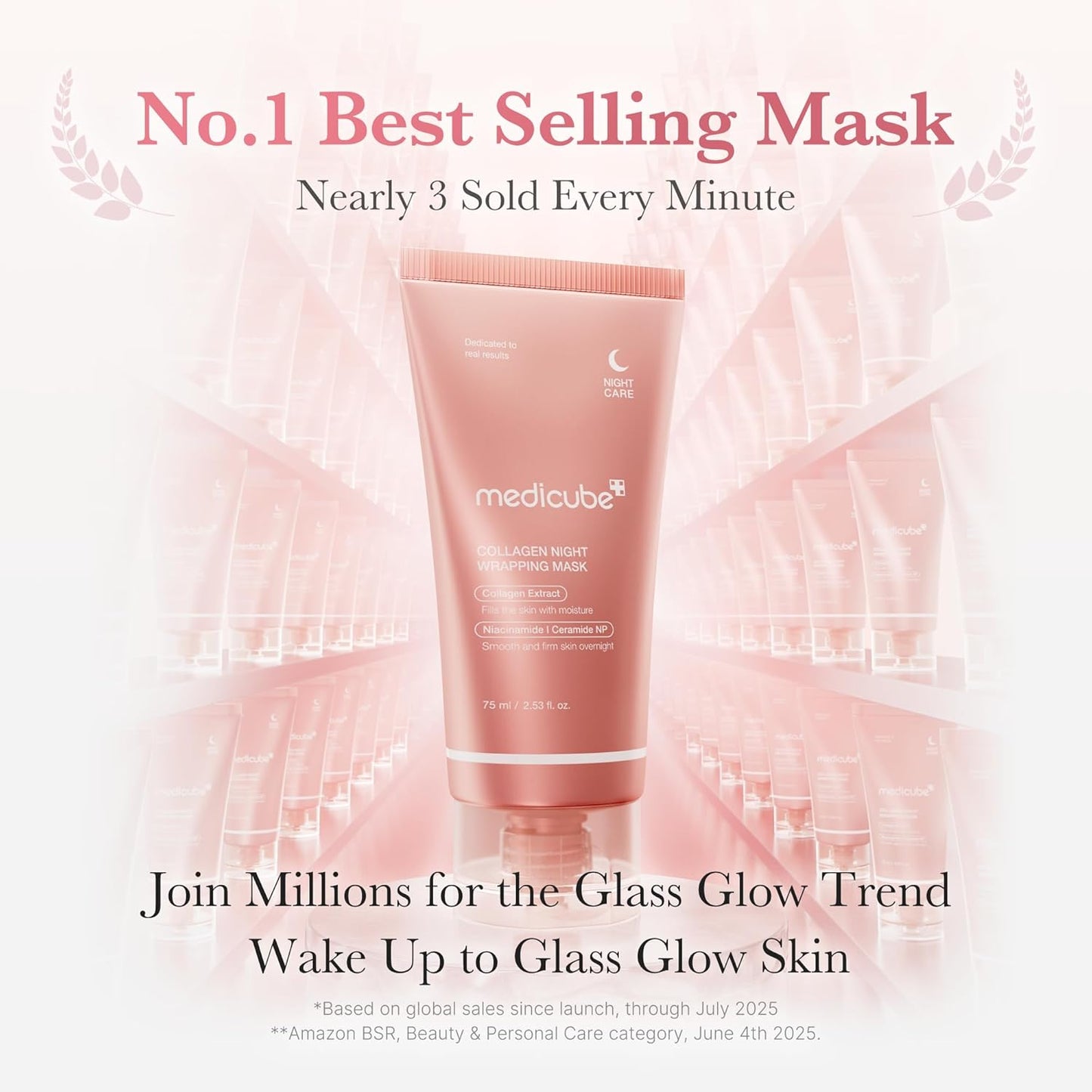 Medicube Collagen Overnight Wrapping Peel-Off Mask – Hydrating & Elasticity Booster