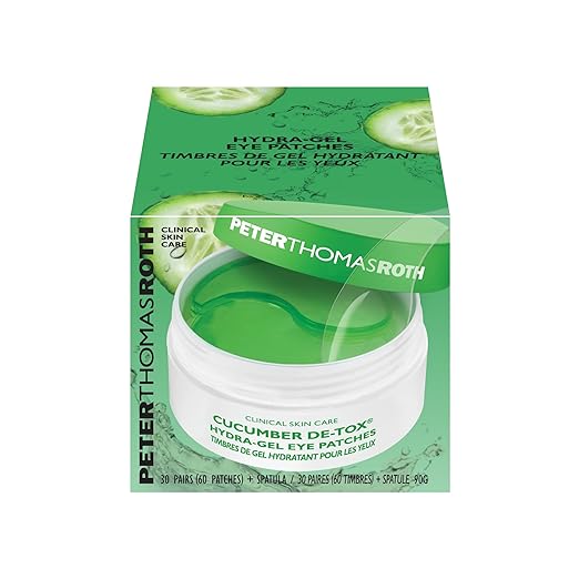 Peter Thomas Roth Cucumber De-Tox Hydra-Gel Eye Patches – 60 Count