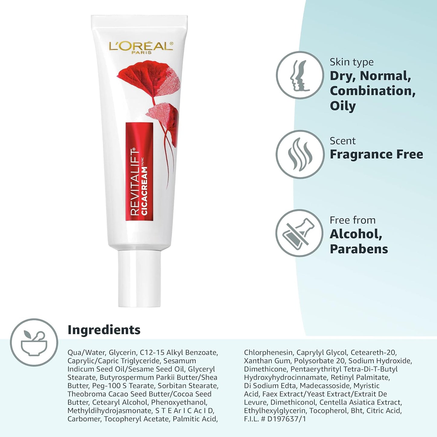 L'Oreal Paris Revitalift Cicacream Anti-Aging Face Moisturizer