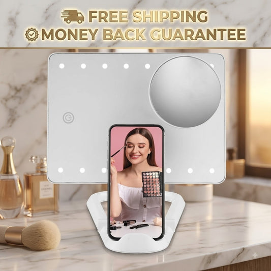 Conair LED Hollywood Lighted Social Media Vanity Cosmetic Makeup Mirror White