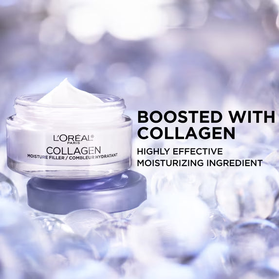 L’Oréal Collagen Moisture Filler Daily Moisturizer 1.7 oz Single Pack New