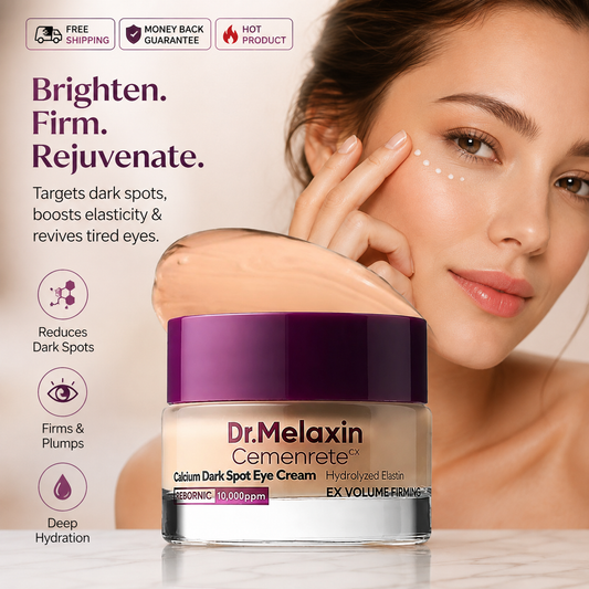 Dr.Melaxin Cemenrete Calcium Dark Spot Cover Eye Cream for brightening and firming under eyes