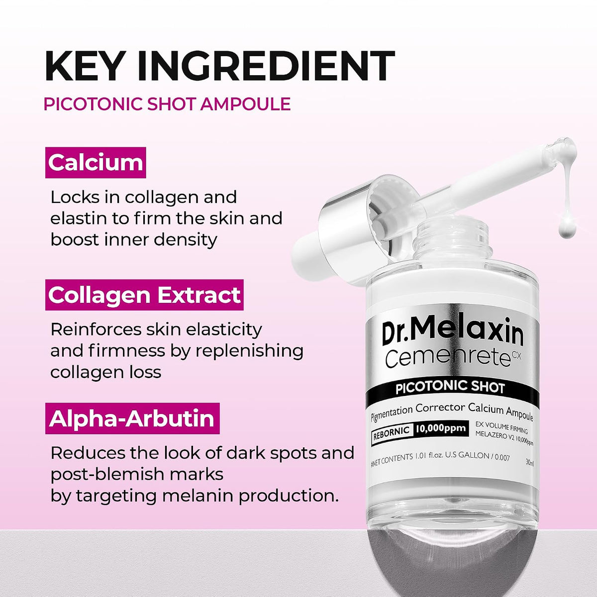 Dr. Melaxin Lumi Firm & Lift Duo–Cyano Pink Spicule & Picotonic for Skin Repair