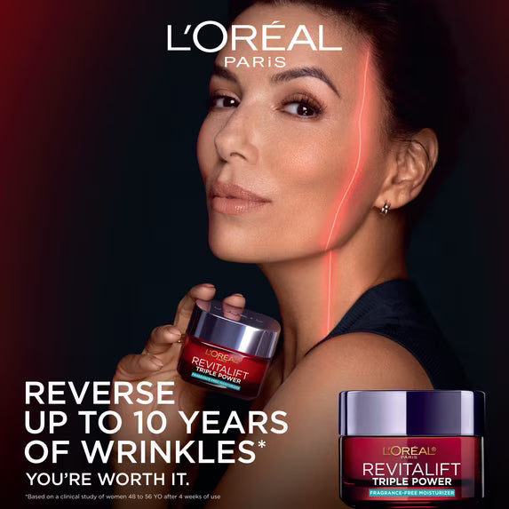 L'Oréal Revitalift Paris Anti-aging Moisturizer Cream, Fragrance Free - 1.7oz
