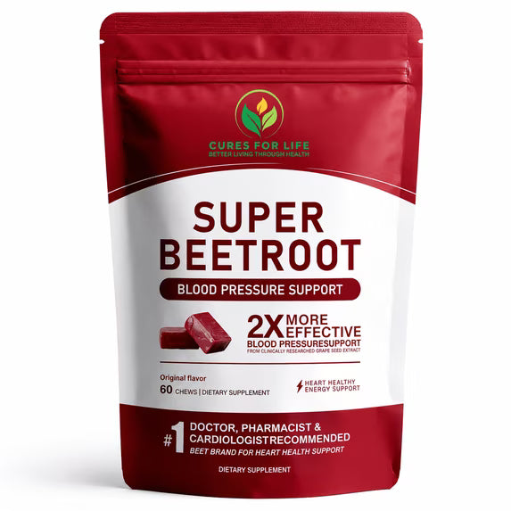 Cures For Life Beet Root Chewables, Berry Flavor, 60 Count
