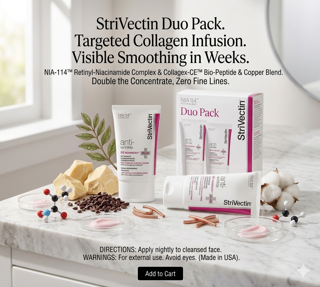 2-Pack StriVectin SD Advanced PLUS Anti-Wrinkle Moisturizer Cream – 1.6 oz Each