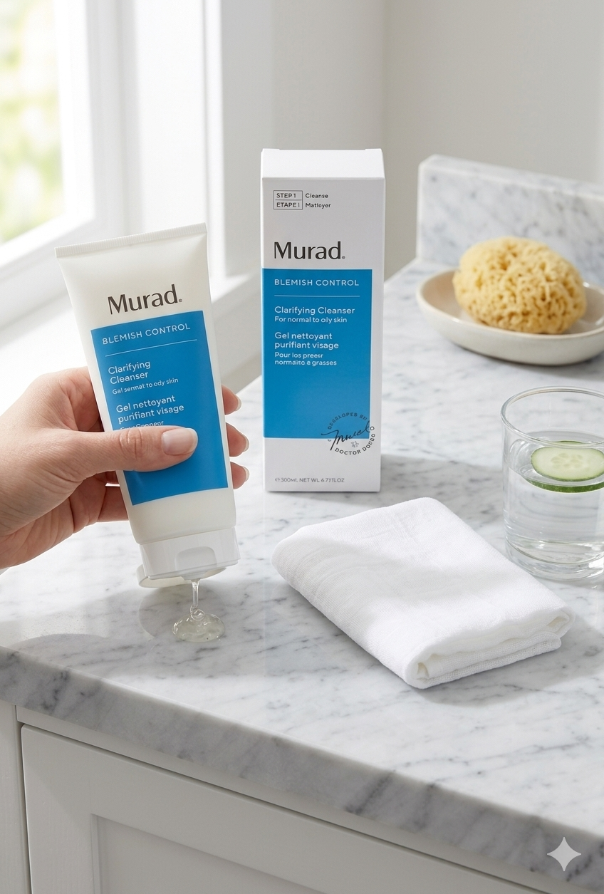 Murad Acne Control Clarifying Cleanser – 6.7 fl oz Deep Cleansing Face Wash