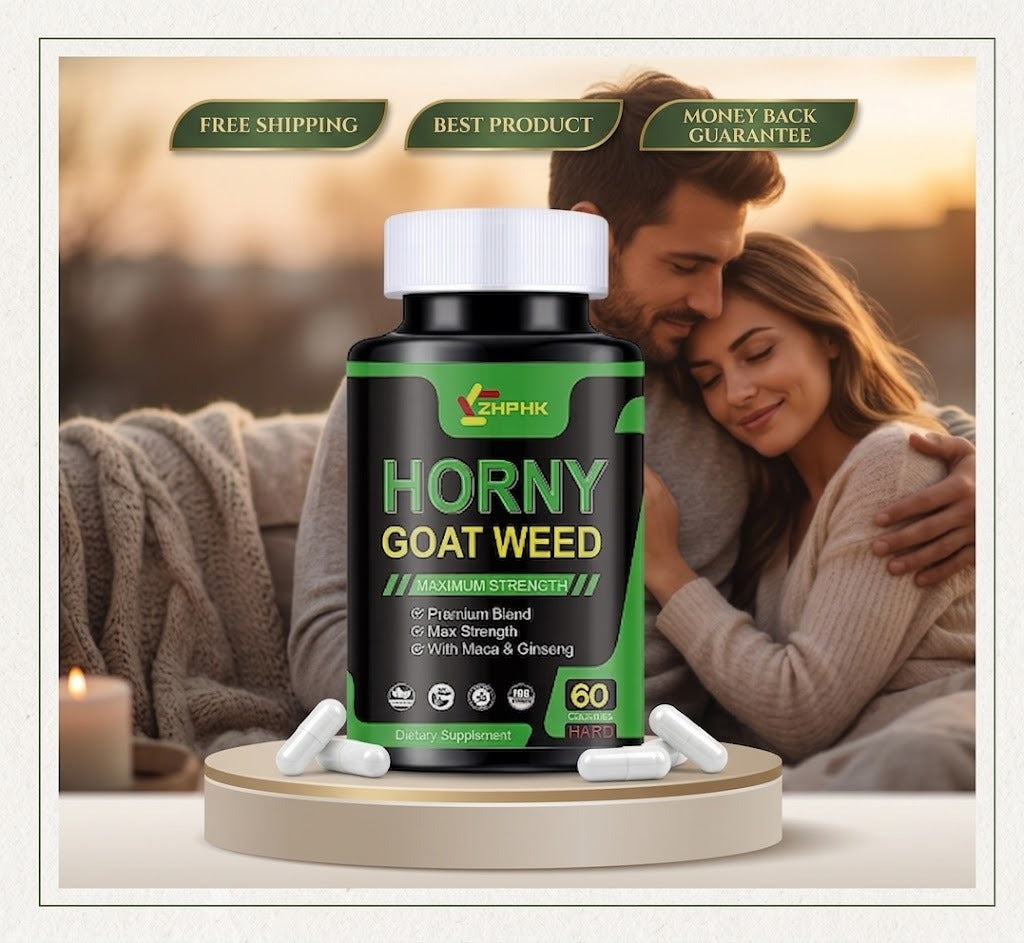 Extra Strength Testosterone Booster for Men with Horny Goat Weed and Maca Root