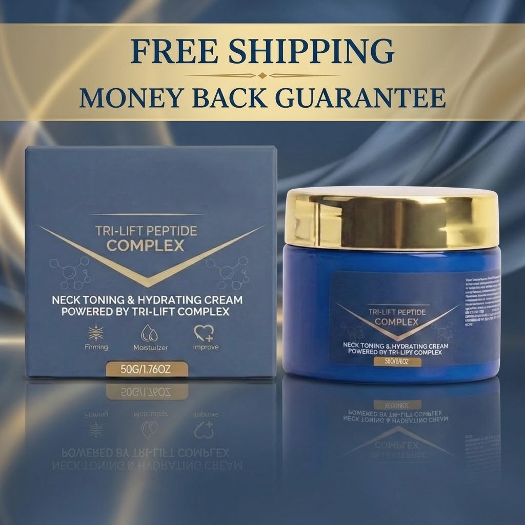 Tri-Lift Peptide Cream 1.76oz jar featuring an anti-aging, firming, and lifting facial moisturizer formulation.