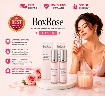 BoxRose Women's Pheromone Perfume Roll-On