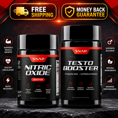 Nitric Oxide and Testosterone Booster capsules with L-Arginine and L-Citrulline