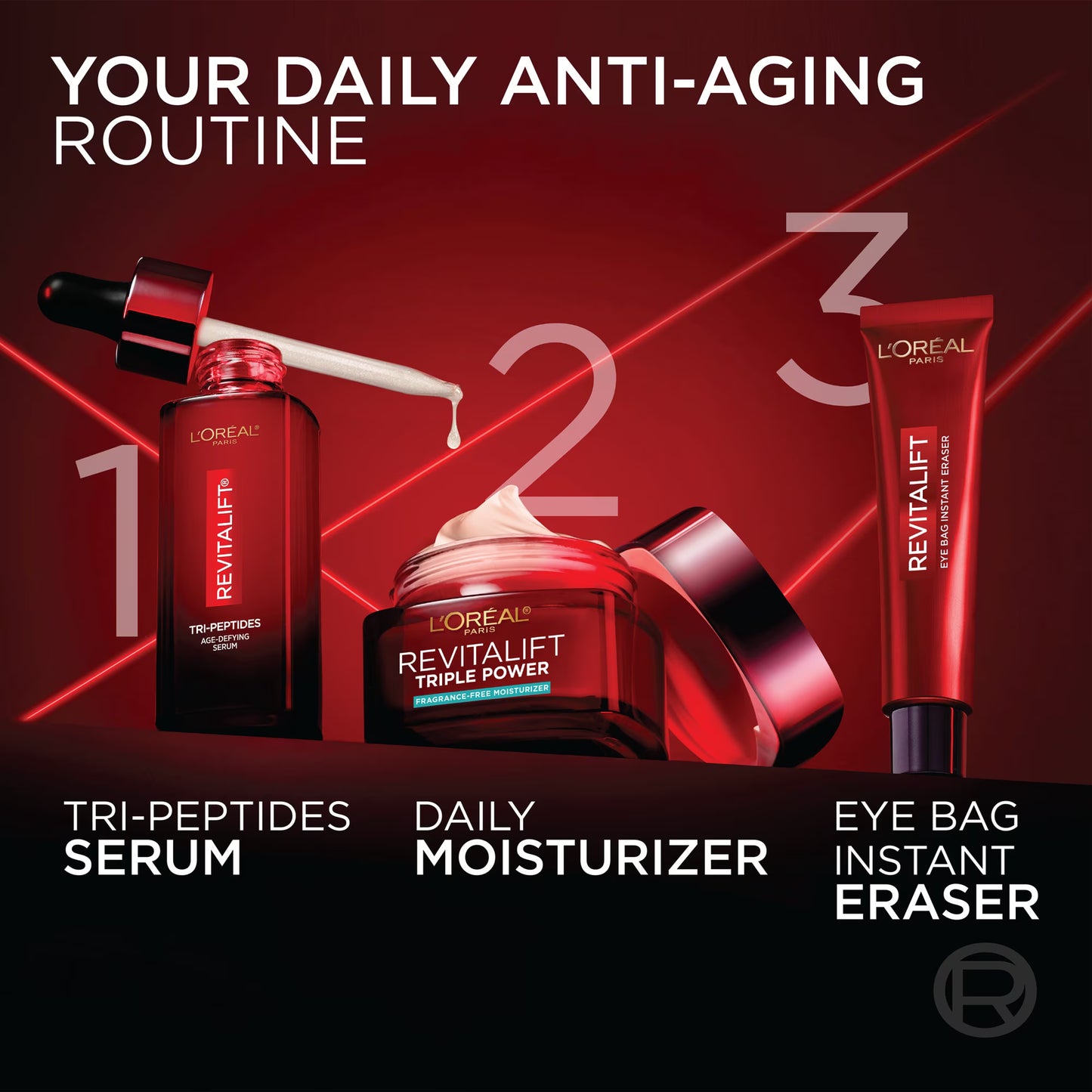 L'Oréal Revitalift Paris Anti-aging Moisturizer Cream, Fragrance Free - 1.7oz