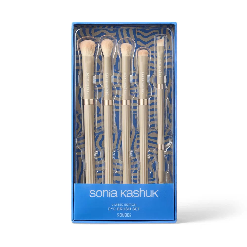 Sonia Kashuk Limited Edition Ribbed Eye Makeup Brush Set - 5ct