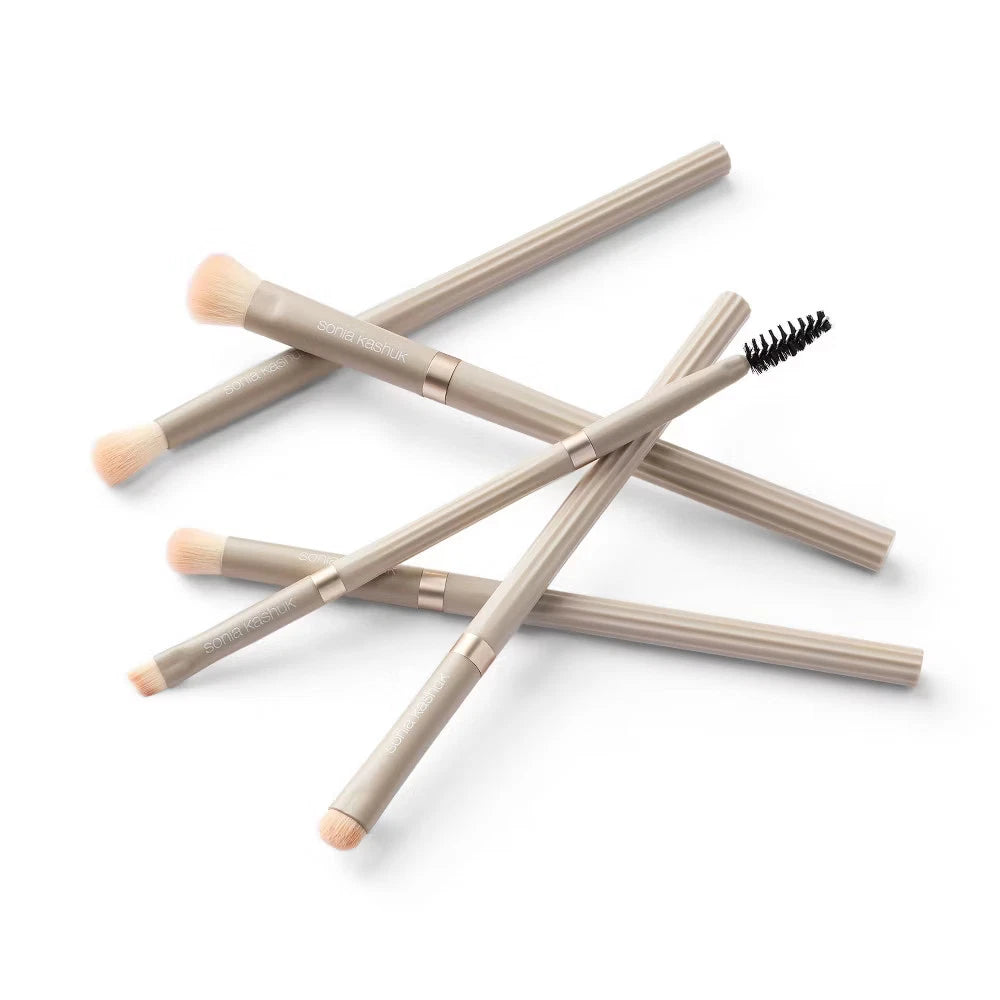 Sonia Kashuk Limited Edition Ribbed Eye Makeup Brush Set - 5ct