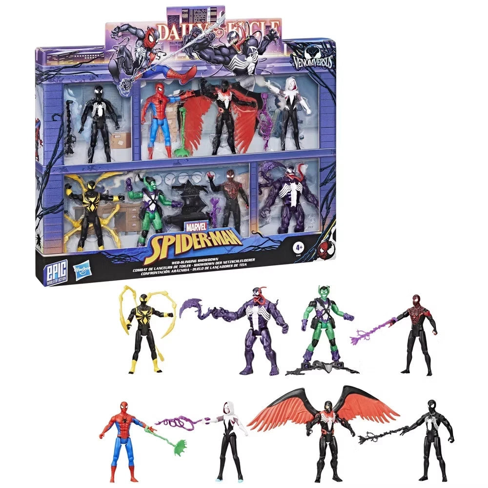 Marvel Epic Hero Series Web-Slinging Showdown Action Figure 8-Pack