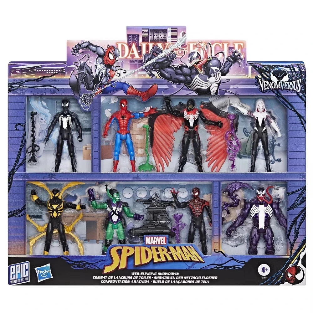 Marvel Epic Hero Series Web-Slinging Showdown Action Figure 8-Pack