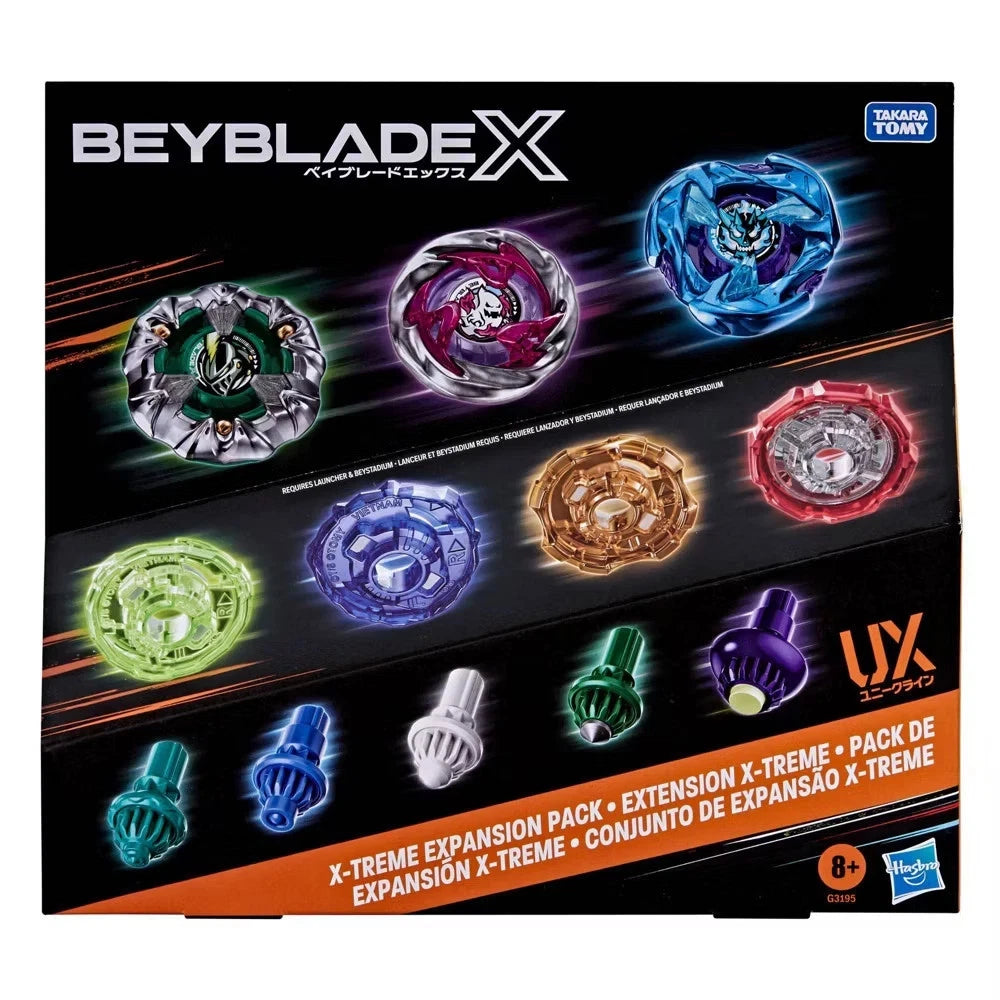 Beyblade X X-treme Expansion Pack, 3 Blades, 4 Ratchets, 5 Bits, Ages 8+ N-A1R1S